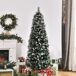 Árbol de Navidad Acero, PVC HOMCOM, hogar - decoración hogareña Árbol de Navidad Acero, PVC HOMCOM, hogar - decoración hogareña Verde