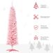 Árbol de Navidad Plástico, Metal HOMCOM Árbol de Navidad Plástico, Metal HOMCOM Rosa