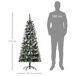Árbol de Navidad Acero, PVC HOMCOM, hogar - decoración hogareña Árbol de Navidad Acero, PVC HOMCOM, hogar - decoración hogareña