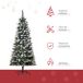 Árbol de Navidad Acero, PVC HOMCOM, hogar - decoración hogareña Árbol de Navidad Acero, PVC HOMCOM, hogar - decoración hogareña