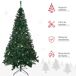 Árbol de Navidad PVC, Metal HOMCOM, hogar - decoración hogareña Árbol de Navidad PVC, Metal HOMCOM, hogar - decoración hogareña Verde