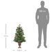 Árbol de Navidad PE, PVC, Acero, PP HOMCOM Árbol de Navidad PE, PVC, Acero, PP HOMCOM Verde