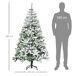 Árbol de Navidad PVC, Acero HOMCOM, hogar - decoración hogareña Árbol de Navidad PVC, Acero HOMCOM, hogar - decoración hogareña