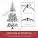 Árbol de Navidad PVC, Acero HOMCOM, hogar - decoración hogareña Árbol de Navidad PVC, Acero HOMCOM, hogar - decoración hogareña