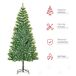 Árbol de Navidad PET, Metal HOMCOM, hogar - decoración hogareña Árbol de Navidad PET, Metal HOMCOM, hogar - decoración hogareña Verde