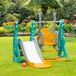 Columpio Tobogán para Niño HDPE, PP HOMCOM Columpio Tobogán para Niño HDPE, PP HOMCOM Multicolor