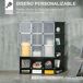 Armario Modular PP, Acero HOMCOM, hogar - muebles de recibidor 145 Armario Modular PP, Acero HOMCOM, hogar - muebles de recibidor 145 Multicolor