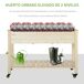 Huerto Urbano Madera de Abeto, Tela Geotextil Outsunny Huerto Urbano Madera de Abeto, Tela Geotextil Outsunny Marrón