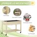 Huerto Urbano Madera de Abeto, Tela Geotextil Outsunny Huerto Urbano Madera de Abeto, Tela Geotextil Outsunny Marrón