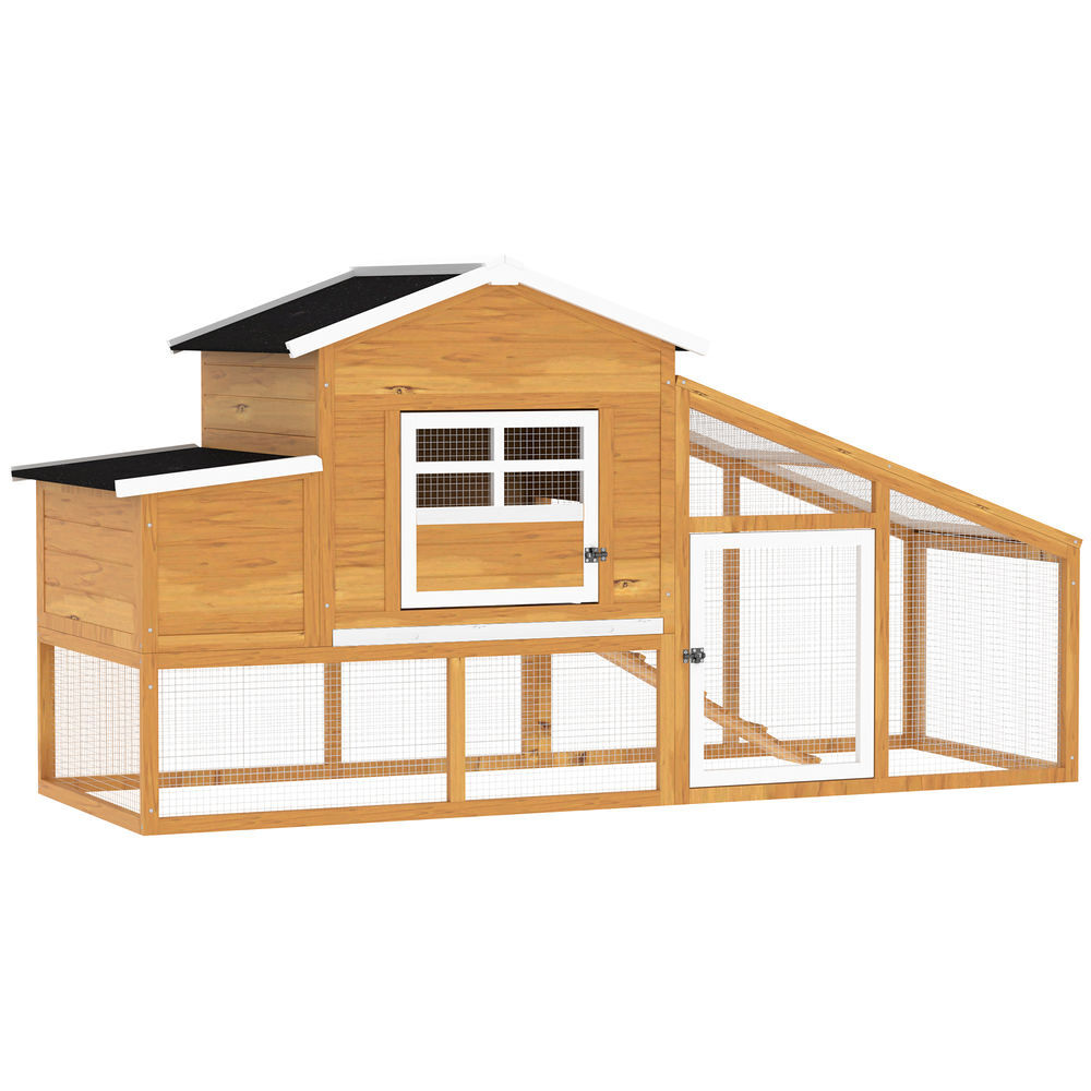 Gallinero Exterior Madera de Abeto PawHut