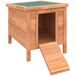 Conejera de Madera Madera de Abeto PawHut Conejera de Madera Madera de Abeto PawHut Marrón