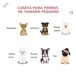 Caseta para Perros PP y Metal PawHut Caseta para Perros PP y Metal PawHut Multicolor