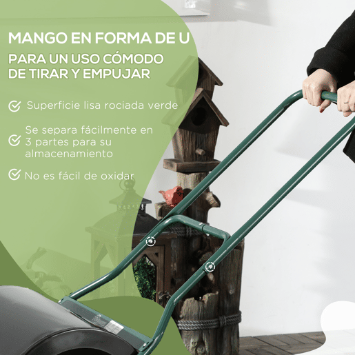 Rolo de grama para jardim Rolo de gramado com capacidade de 60L Recarregável com areia ou água Diâmetro de 50cm