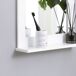 Espejo de Baño MDF, Vidrio kleankin, hogar - baño 50x11 Espejo de Baño MDF, Vidrio kleankin, hogar - baño 50x11 Blanco