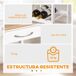 Carrito de Cocina MDF, Pino HOMCOM, hogar - cocina Carrito de Cocina MDF, Pino HOMCOM, hogar - cocina Blanco