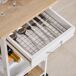 Carrito de Cocina MDF, Pino HOMCOM, hogar - cocina Carrito de Cocina MDF, Pino HOMCOM, hogar - cocina Blanco