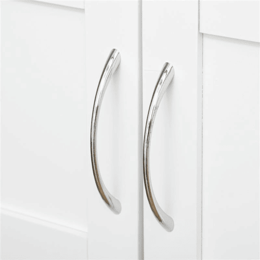HOMCOM Carrinho de Cozinha com Rodas Carrinho de Cozinha com Gaveta 2 Armários de Armazenamento e 3 Prateleiras Abertas para 9 Garrafas para Sala de Jantar 67x37x87cm Branco