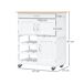 Carro de Cocina MDF, Madera de Caucho HOMCOM, hogar - cocina Carro de Cocina MDF, Madera de Caucho HOMCOM, hogar - cocina Blanco