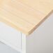 Carro de Cocina MDF, Madera de Caucho HOMCOM, hogar - cocina Carro de Cocina MDF, Madera de Caucho HOMCOM, hogar - cocina Blanco