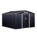 Caseta de Jardín Acero Galvanizado Outsunny 322 Caseta de Jardín Acero Galvanizado Outsunny 322 Gris