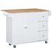 Carrito de Cocina HOMCOM, hogar - cocina Carrito de Cocina HOMCOM, hogar - cocina Blanco