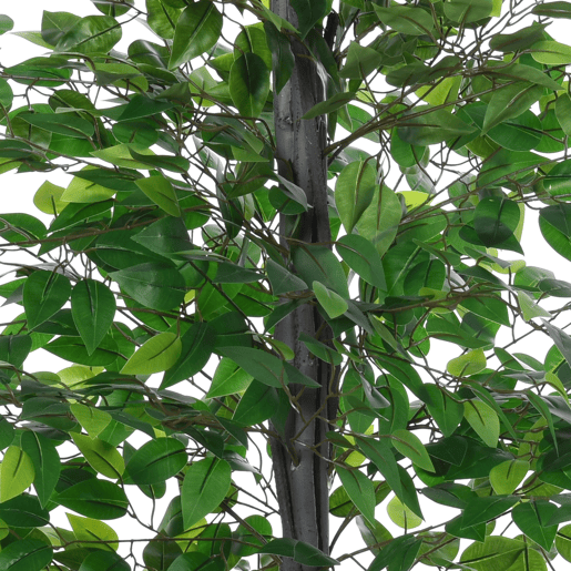 Outsunny Ficus artificiais com 145 cm de altura 756 folhas com vaso para decoração interior e exterior verde Outsunny Ficus artificiais com 145 cm de altura 756 folhas com vaso para decoração interior e exterior verde