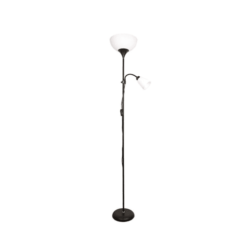 candeeiro de pé metálico cor castanha série varese 28cm candeeiro de pé metálico cor castanha série varese 28cm