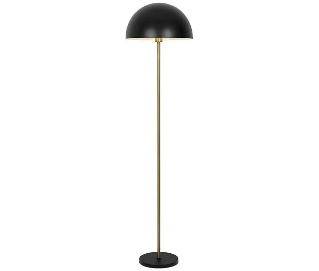Lampara de pie metal color negro serie marnau 40cm