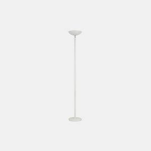 candeeiro de pé metálico cor branca série luyten 27cm