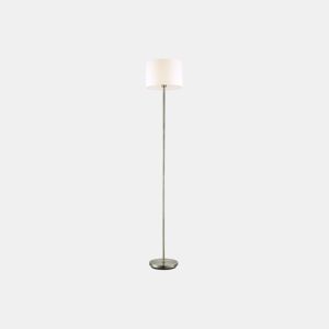 candeeiro de pé em metal dourado série aldebaran 35cm