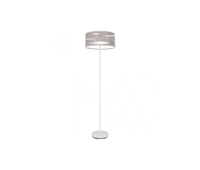 Lampara de pie metal color blanco serie odra 40cm