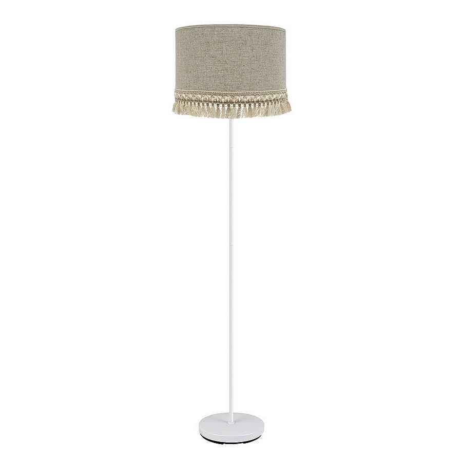 Lampara de pie metal color blanco serie vera 40cm