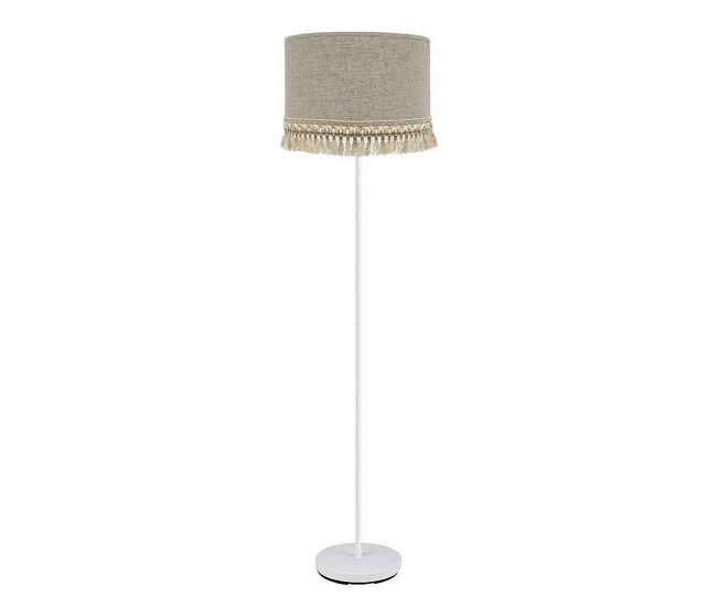 Lampara de pie metal color blanco serie vera 40cm