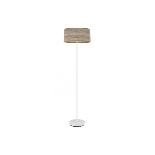 candeeiro de pé metálico cor branca série jerte 40cm