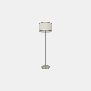 candeeiro de pé metal cor couro série soprano 40cm