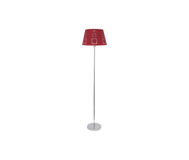 Lampara de pie metal color rojo serie celaya 40cm