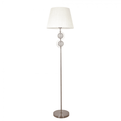 candeeiro de pé metal cor couro série honduras 38cm