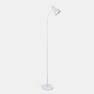 candeeiro de pé metálico série cor branca argos 22cm
