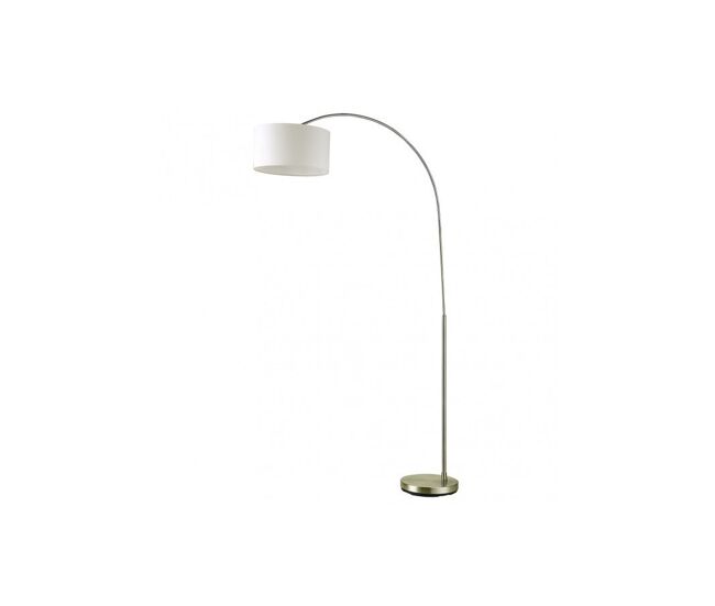 Lampara de pie metal color dorado serie polux 90cm