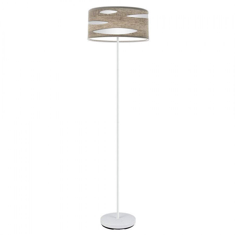 Lampara de pie metal color blanco serie odra 40cm