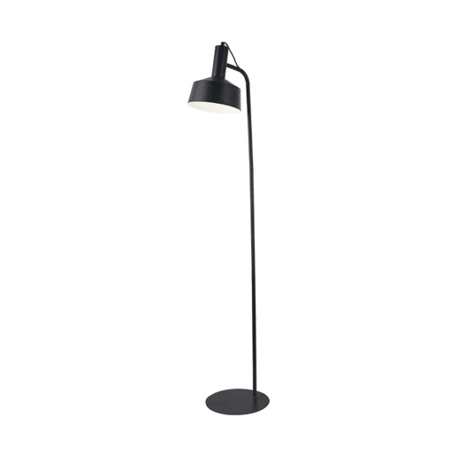 candeeiro de pé metálico cor preta série leana 25cm