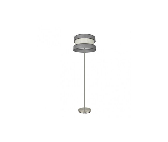 Lampara de pie metal color niquel serie home 40cm