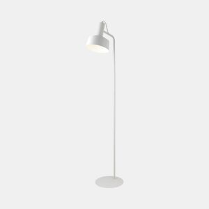 candeeiro de pé metálico série cor branca leana 25cm