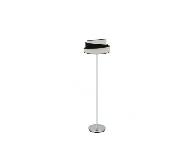 Lampara de pie metal color cromo serie hara 40cm