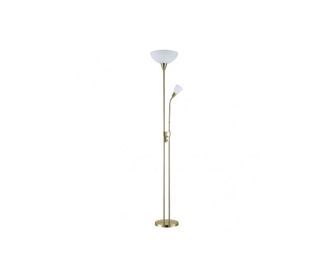 Lampara de pie metal color dorado serie deneb 30cm