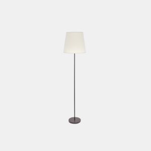 candeeiro de pé metálico cor castanha maldivas série 40cm