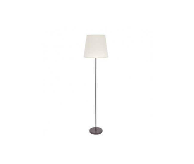 Lampara de pie metal color marron serie maldivas 40cm