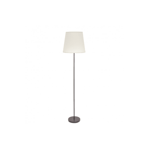 candeeiro de pé metálico cor castanha maldivas série 40cm