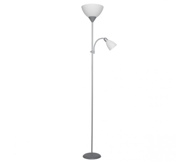 Lampara de pie metal color plata serie kopen 25cm
