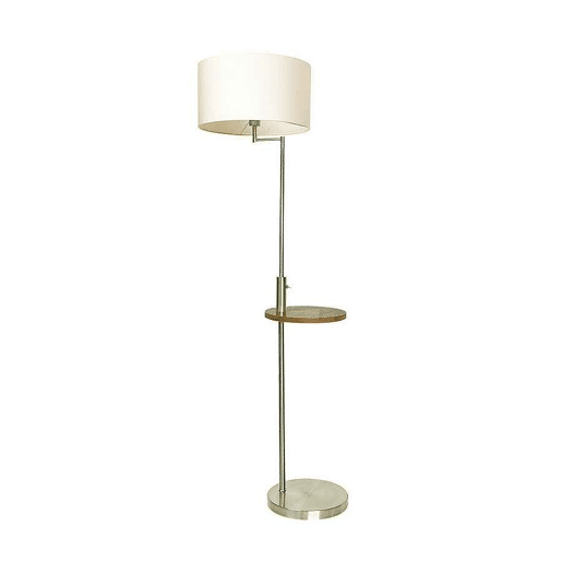 candeeiro de pé metal cor couro série sirio 40cm